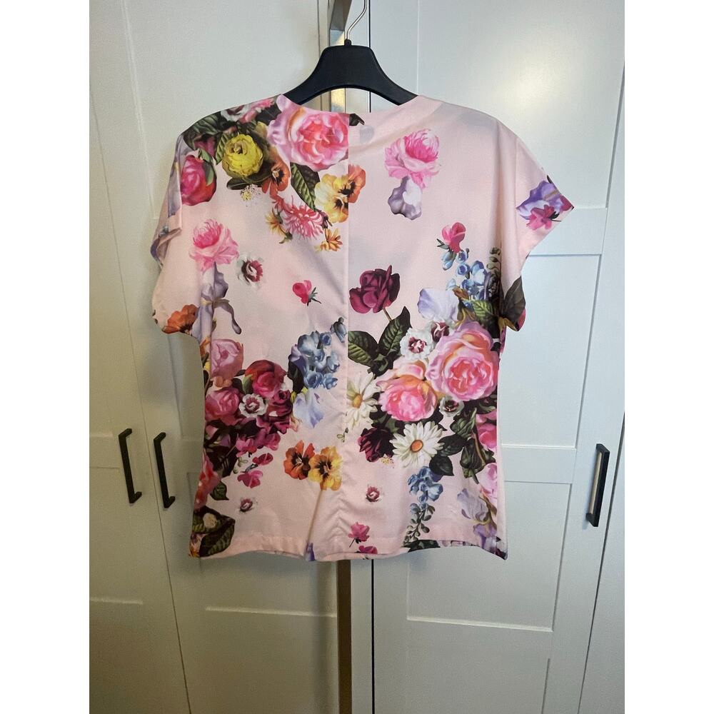 Ted Baker | Edweena Nude Oil Painting Blouse - Picture 5 of 12
